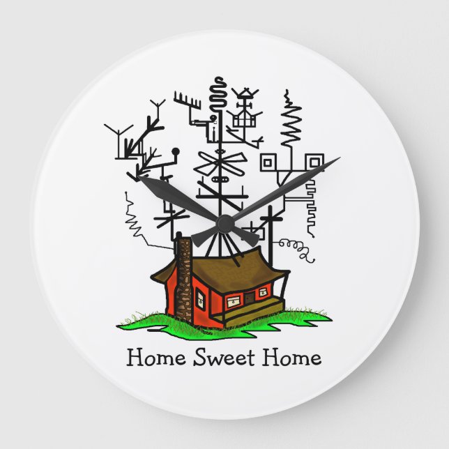 Horloge de l'antenne radio de jambon fou par Brown (Recto)