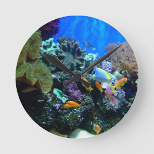 Horloge de l'aquarium du poisson