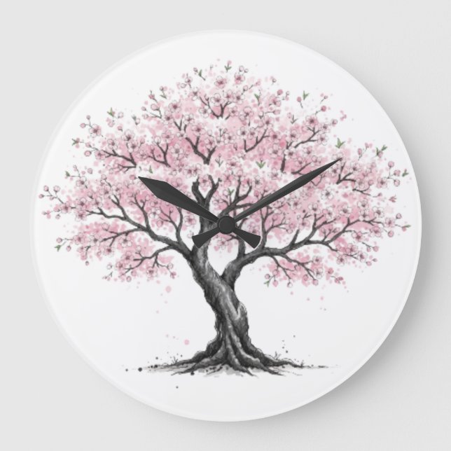 Horloge de l'arbre de Sakura (Recto)