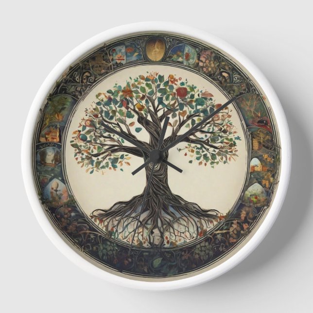 Horloge de l'Arbre de Vie (Recto)