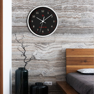 Horloge de l'aviateur d'aéronef foncé