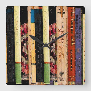 Horloge de l'étagère du livre