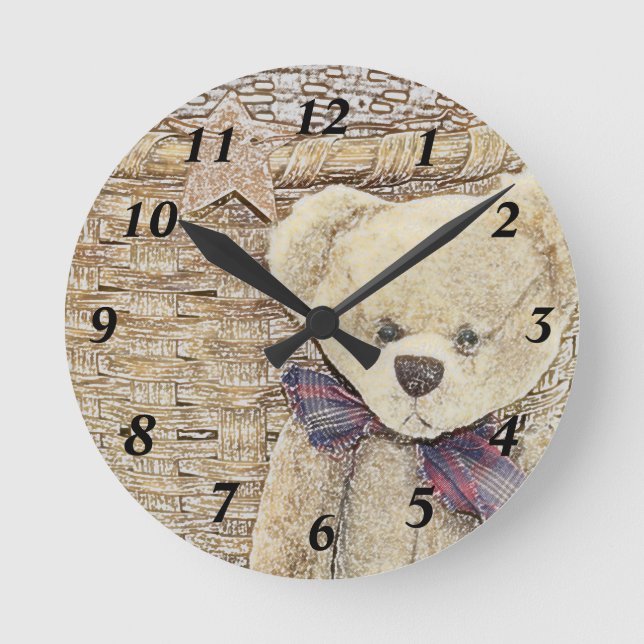 Horloge de l'ours en peluche (Recto)