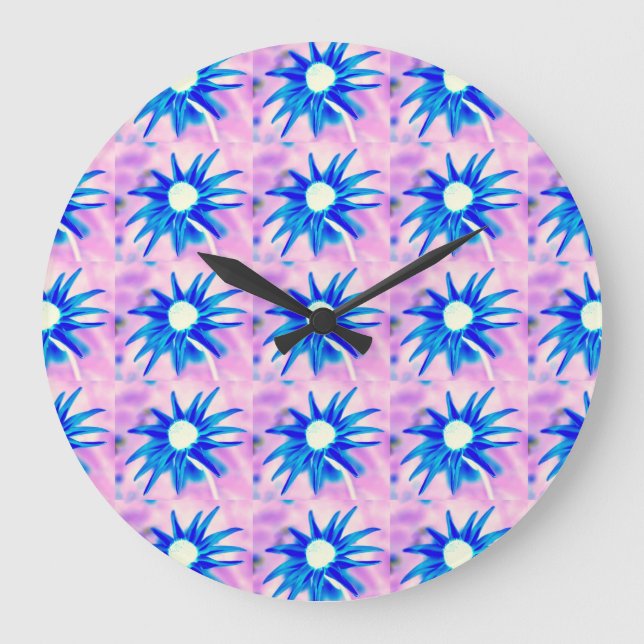horloge de marguerites bleues (Recto)