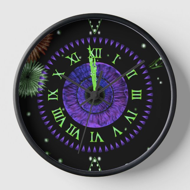 Horloge de minuit violette (Recto)