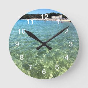 Horloge de mur d'eau tropicale