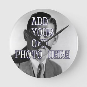 HORLOGE DE MUR PERSONNALISABLE - AJOUTEZ VOS PROPR