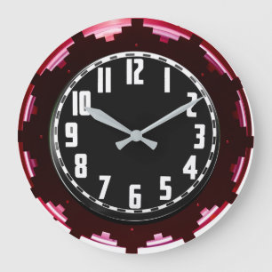 Horloge de Neon Aztec 1930