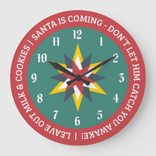 Horloge de Noël Ancien Monde avec indicateur de Pè (Recto)