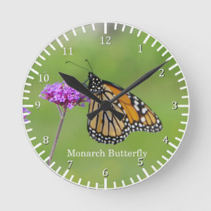 Horloge de papillon de monarque