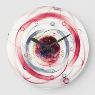 Horloge de particules d'atome