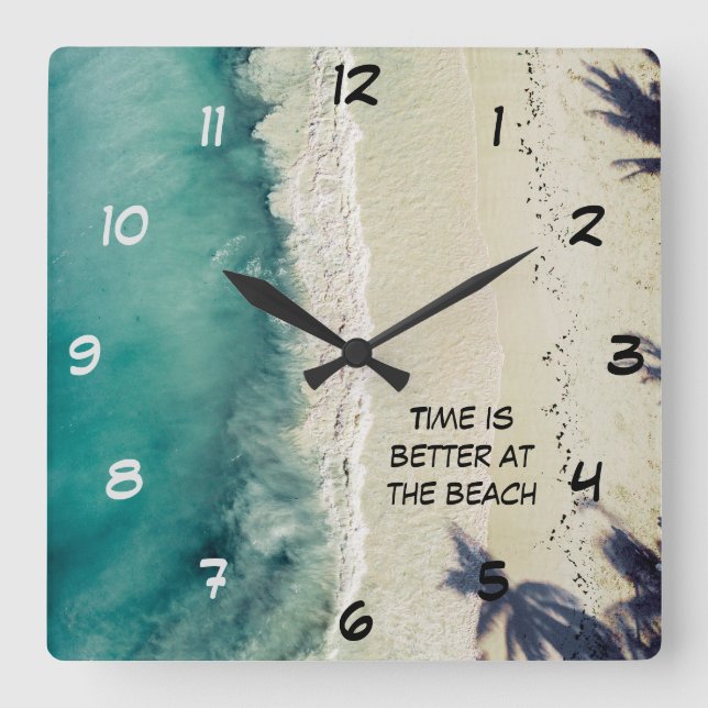Horloge De Plage Relaxante (Recto)