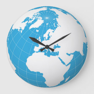 horloge de planète de la terre 3D