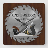 Horloge de planeur de lame scie sur mesure