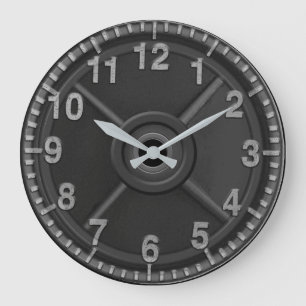 Horloge De Poids En Fer De Gym