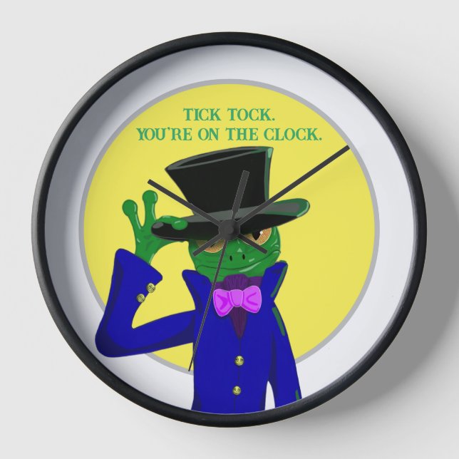 Horloge de productivité correcte de la grenouille (Recto)