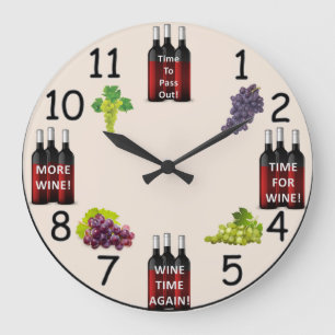 Horloge de rappel de vin