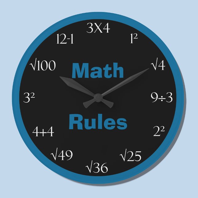 Horloge de salle de classe de problème de maths - (Créateur téléchargé)