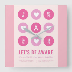 Horloge de sensibilisation au cancer du sein