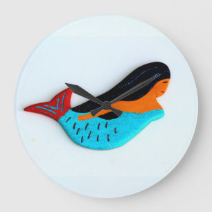 horloge de sirop bleu