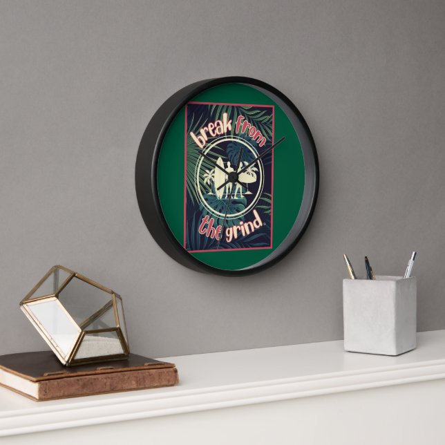 Horloge de surf hawaïenne (Bureau)