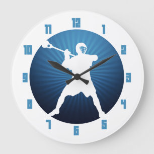 Horloge de tireur de lacrosse