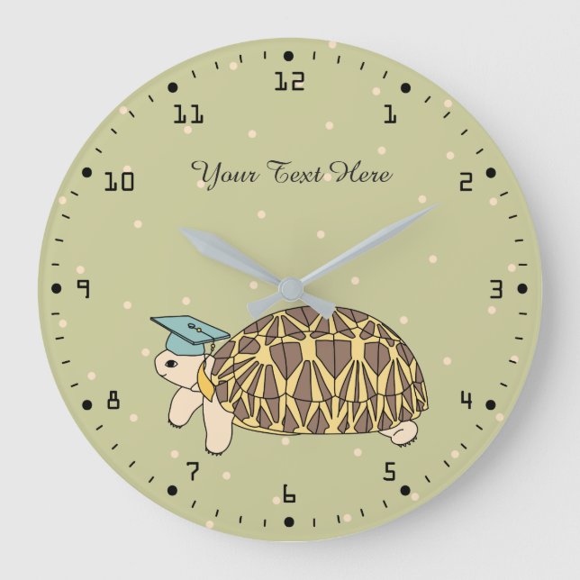 Horloge de tortue birmane personnalisable (Recto)