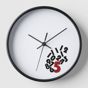 Horloge de travail amusante