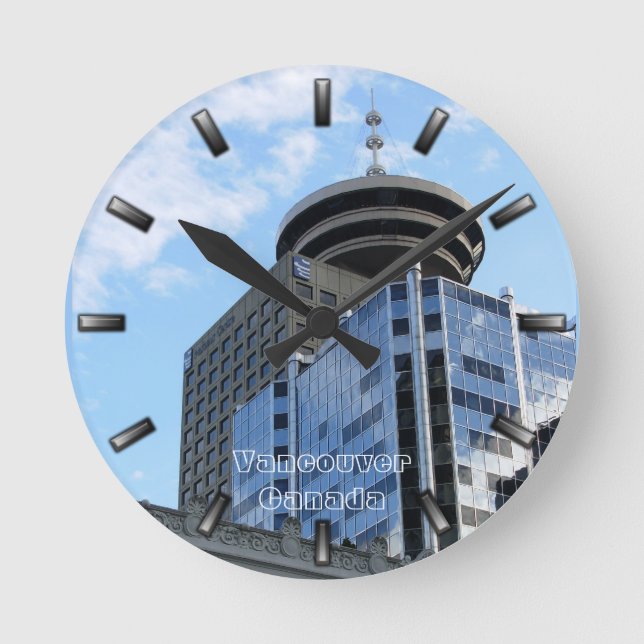 Horloge de Vancouver Horloge murale personnalisée  (Recto)