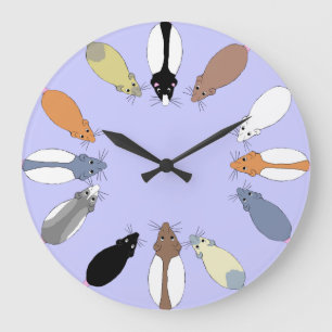horloge de variétés de rat