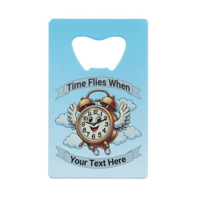 Horloge de vol personnalisable "Heures de vol quan (Devant)