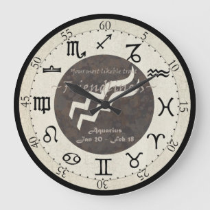 Horloge de zodiaque - Verseau