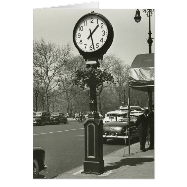 Horloge décorative de rue deux arrière - plans (Devant)