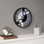 Horloge Délaunay - Rythme sans fin<br><div class="desc">OEuvre de Robert Delaunay,  Rythme sans fin,  impression de toile.</div>