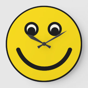 Horloge d'Emoji de sourire