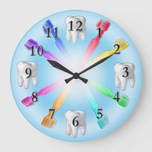 Horloge dentaire avec couleur Arrière - plan modif