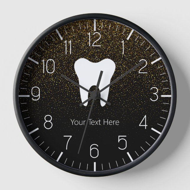 Horloge dentaire blanche de bureau de dentiste per (Recto)