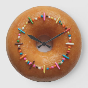 Horloge des arrosages de Donut glacé