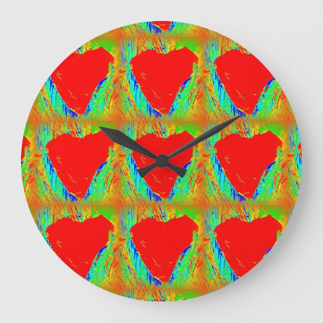 horloge des coeurs rouges (Recto)