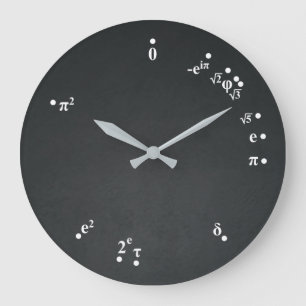 Horloge des constantes mathématiques (noir tablea