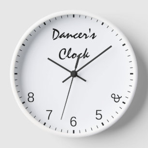 Horloge des danseurs - Danser drôle Humour de dans