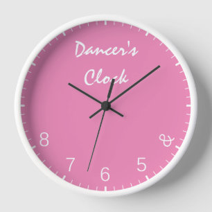 Horloge des danseurs roses - Danser drôle Humour