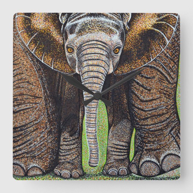 Horloge des éléphants - Maman et Moi (Recto)