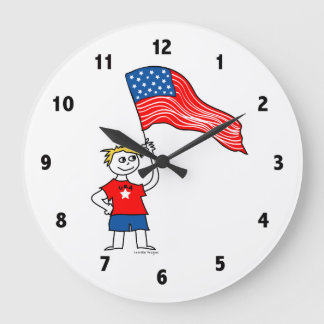 Horloge des garçons américains