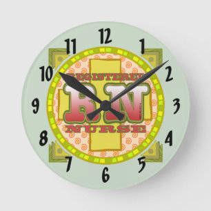 Horloge des lettres croisées de l'infirmière de la