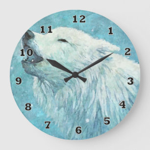 Horloge des loups d'hiver