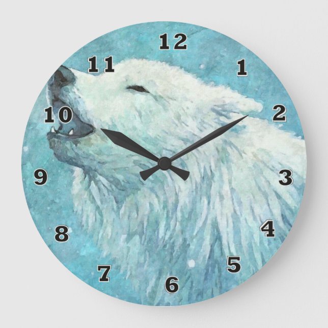 Horloge des loups d'hiver (Recto)