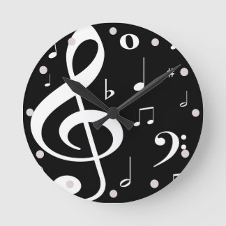 Horloge des notes musicales