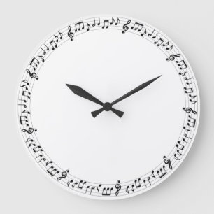 Horloge des notes musicales