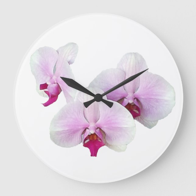 Horloge des orchidées flottantes (Recto)